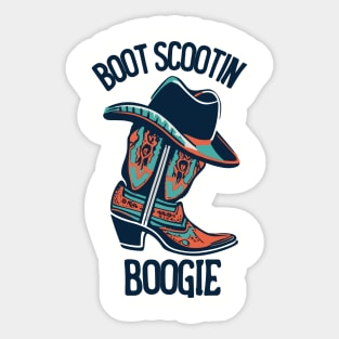 Boot Scootin Boogie Farm Life Yeehaw - Homestead Fashions Funny Sticker